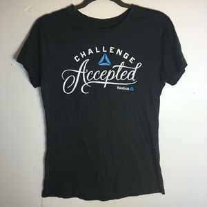 Reebok Tops - ⭐️Women’s Reebok “Challenge Accepted” T-Shirt Reebok Tops - ⭐️Women’s Reebok “Challenge Accepted” T-Shirt